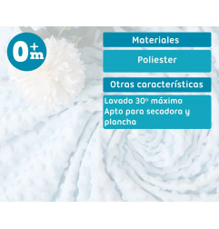 Manta para bebé color rosa-Kiokids