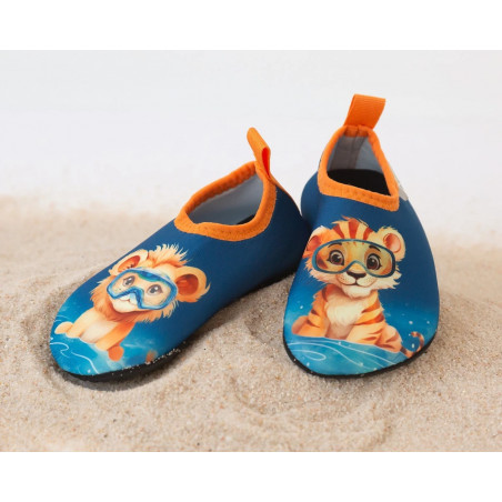 Acquasocker azul marino animales-Kiokids