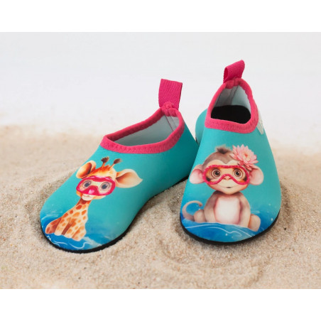 Aquasocker Animales Fucsia-Kiokids