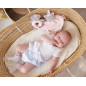 Set doudou y sonajero gatito rosa-Kiokids