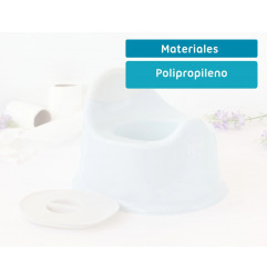 Orinal infantil azul con tapa y asa-Kiokids