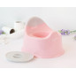 Orinal infantil rosa con tapa y asa-Kiokids