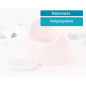 Orinal infantil rosa con tapa y asa-Kiokids