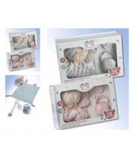 Juego Recién Nacido 4 pcs Gris-Gamberrito's
