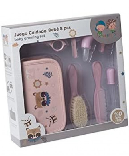 Juego Cuidado Bebé 8 pcs Azul