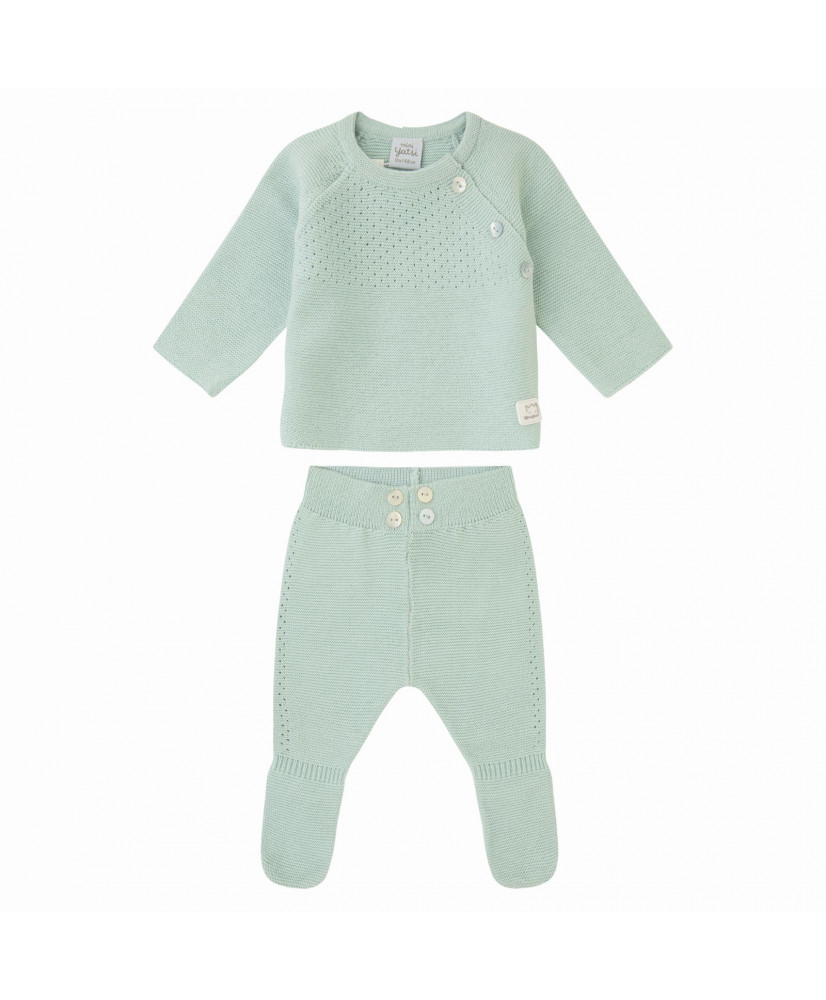 Conjunto Hilo Verde Empolvado Yatsi