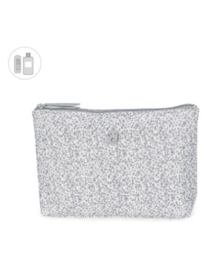 Neceser Flower Mellow Gris-Pasito a Pasito