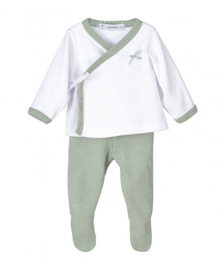 Conjunto Poalaina Odense Verde Mint-Calamaro