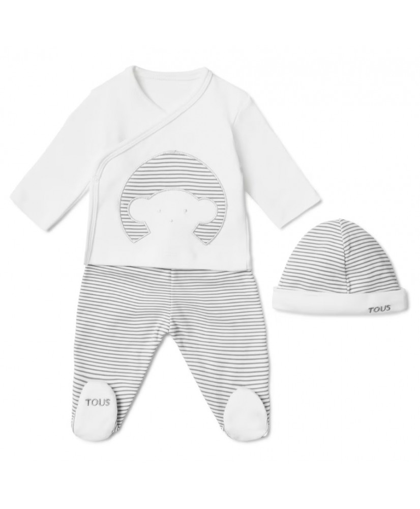 Conjunto Recién Nacido Classic Blanco-Baby Tous
