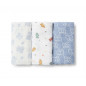 Pack de 3 Mini Gasas Mmuse Azul-Baby Tous