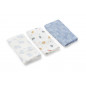 Pack de 3 Mini Gasas Mmuse Azul-Baby Tous