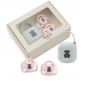 Pack 2 Chupetes Bear Rosa-Baby Tous