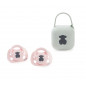 Pack 2 Chupetes Bear Rosa-Baby Tous