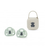 Set de 3 Chupetes Bear Verde-Baby Tous