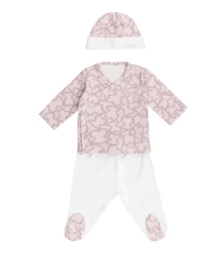Conjunto Recién Nacido Home Kaos Rosa-Baby Tous