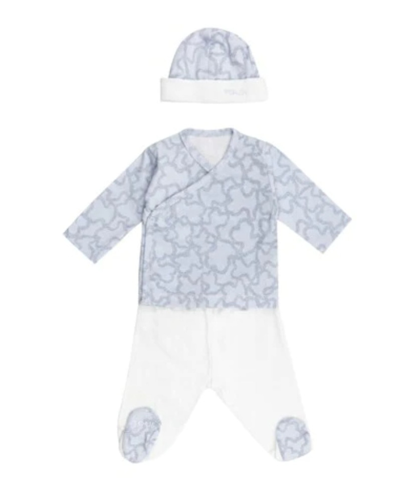 Conjunto Recién Nacido Home Kaos Azul Celeste-Baby Tous