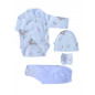 Conjunto 4 Piezas Recién Nacido Felicia-Todo Amor Baby