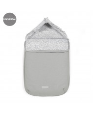 SACO CUCO 3 EN 1 FLOWER MELLOW GRIS TRICOT-PASITO A Pasito
