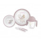 Set Vajilla 5 Piezas Rosa-Interbaby
