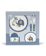 Set Vajilla 5 Piezas Azul-Interbaby