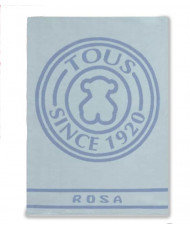 Manta Personalizada Azul 78x104 cm- Tous Baby