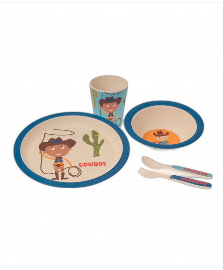 Juego Vajilla Infantil 5 Piezas Multicolor Niño-Gamberrito's
