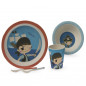 Juego Vajilla Infantil 5Piezas Multicolor Niño-Gamberrito's