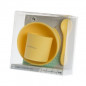 Vajilla Silicona 3Piezas Amarillo-Gamberrito's