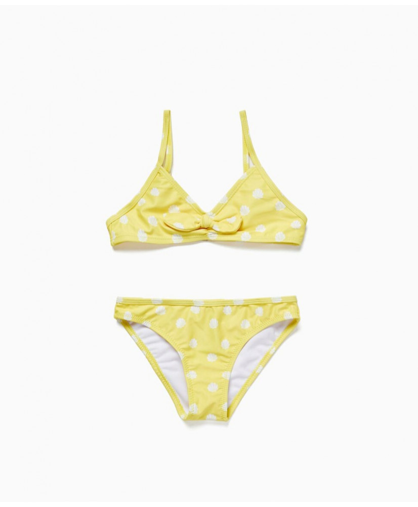 Bikini Conchas Amarillo Zippy