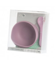 Vajilla Silicona 3Piezas Rosa-Gamberrito's