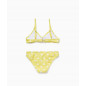 Bikini Conchas Amarillo Zippy