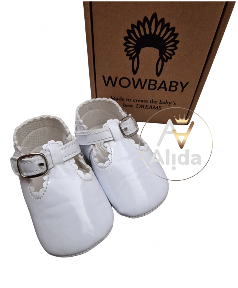 Pepito Charol Blanco-WowBaby