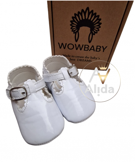 Pepito Charol Blanco-WowBaby