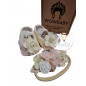 Set Mercedita Ceremonia y Diadema Marfil Flores-WowBaby