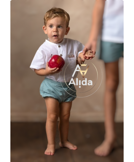 Conjunto Bebé Niño"Familia Flores"-CMP Tex