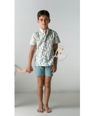 Conjunto Niño Camisa Cuello Mahou " Familia Captus"-CMP Tex