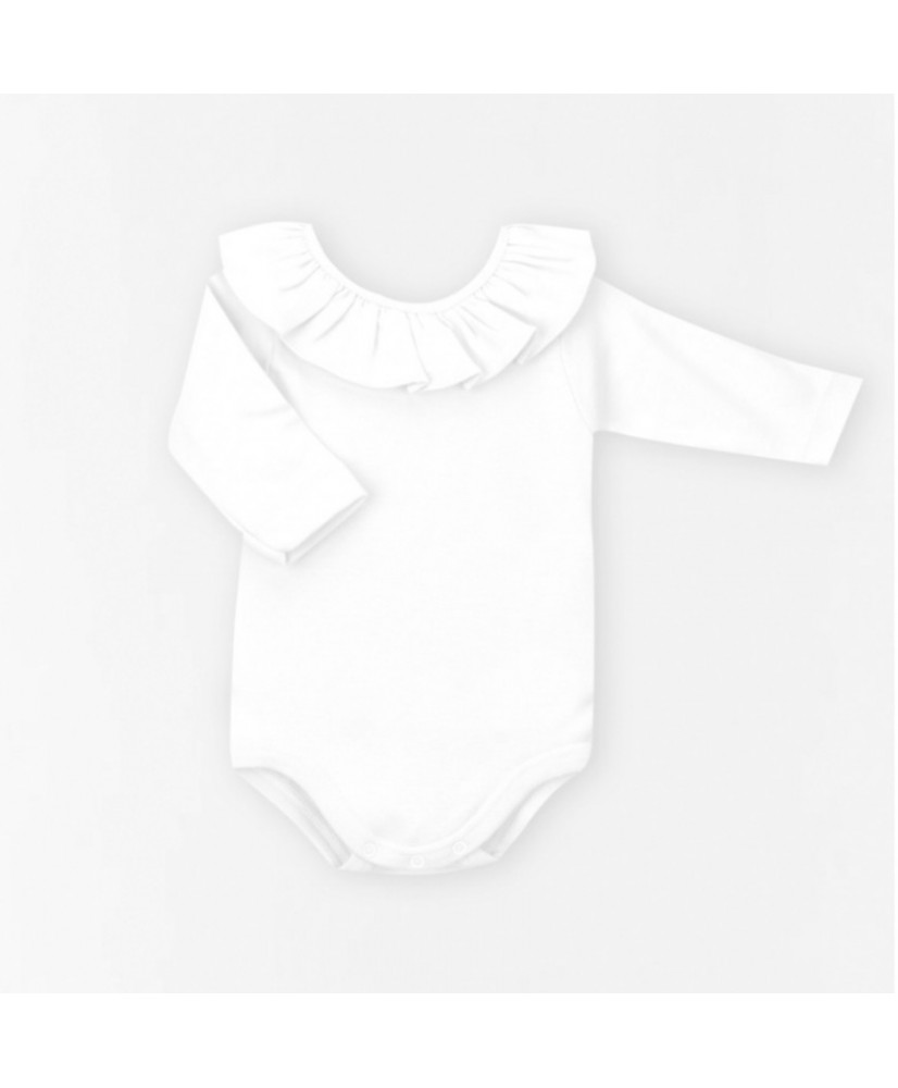 Body cuello bebé manga larga 100% alodon Babidu