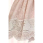 Vestido Napoles Gasa Bordadas+ Culote Rosa-Valentina