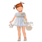 Vestido Elisabet Plumeti Arena+Culote-Valentina
