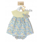 Vestido Capri Flores Tricot Doble-Valentina