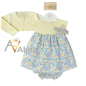Vestido Capri Flores Tricot Doble-Valentina