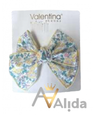 Lazo Pelo Horquilla Capri Flores-Valentina