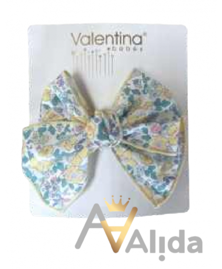 Lazo Pelo Horquilla Capri Flores-Valentina