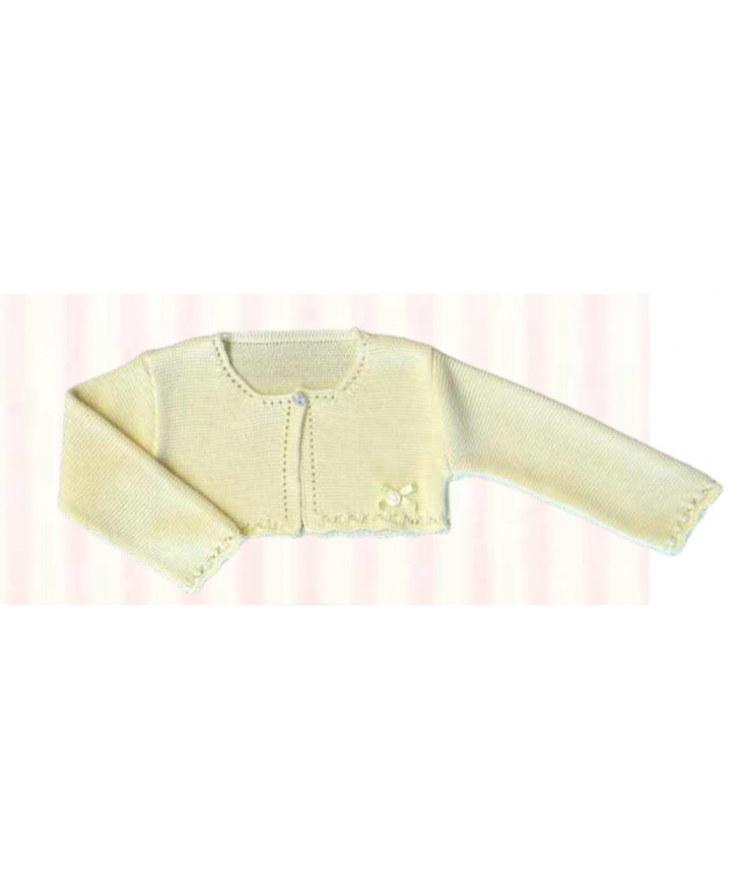 Bolero de Hilo Amarillo-Valentina