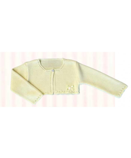 Bolero de Hilo Amarillo-Valentina