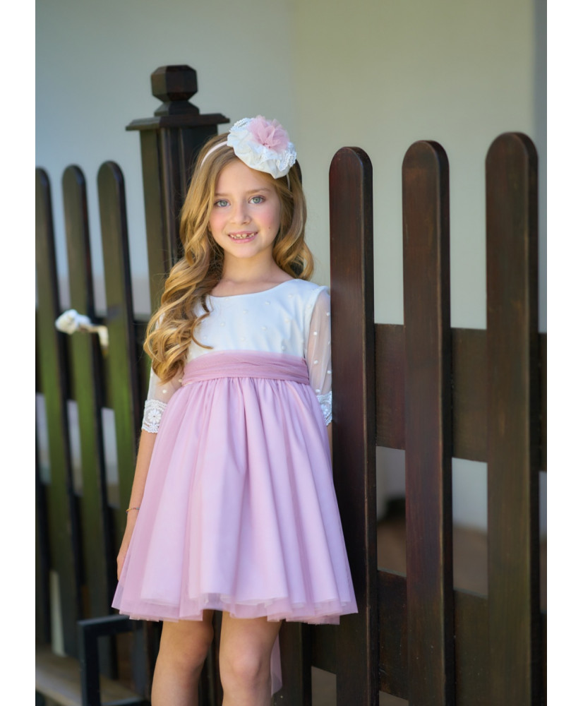 Vestido Niña Tul Bicolor-La Ormiga