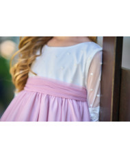 Vestido Niña Tul Bicolor-La Ormiga