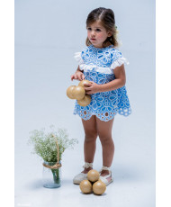 Vestido Flores Bordados Bebe-José Varón
