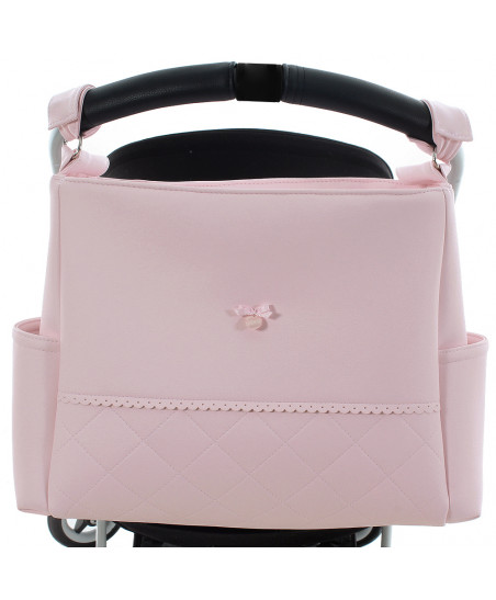 Bolso Silla Maternal Rosa Empolvado-Uzturre