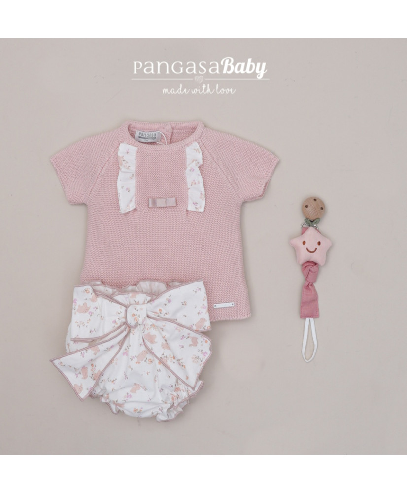 Conjunto Braguita MC Rabbit Rosa Empolvado-Pangasa